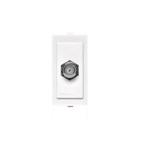 DADO TV COAXIAL 1 MODULO S17 BLANCO SINTHESI