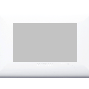 PLACA TRIPLEX UNIVERSAL DE 3 MODULOS LIMPIO S17 BLANCO SINTHESI